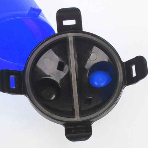 Tasse à eau et à nourriture portable à double usage pour animaux de compagnie avec bol pliant (bleu) SH710L1407-09