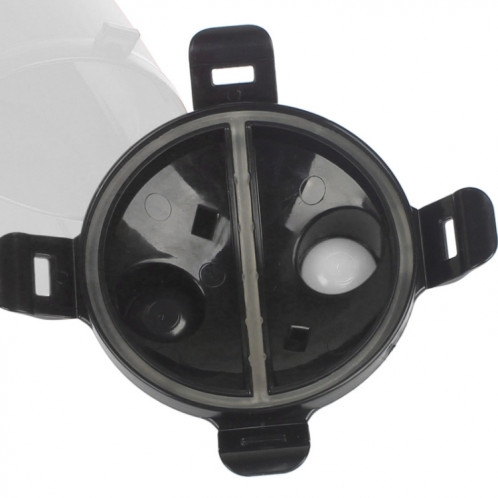 Tasse à eau et à nourriture portable à double usage pour animaux de compagnie avec bol pliant (transparent) SH710T7-09