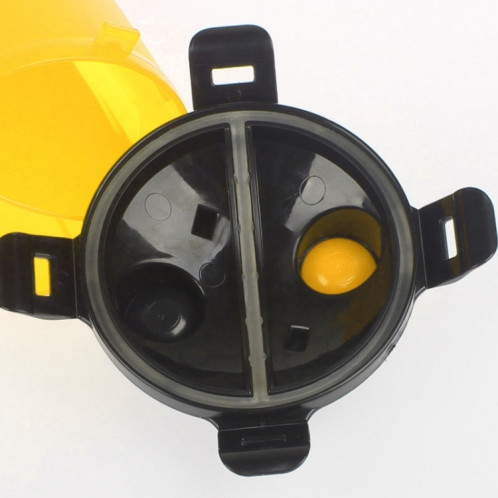 Tasse à eau et à nourriture portable à double usage pour animaux de compagnie avec bol pliant (jaune) SH710Y656-09