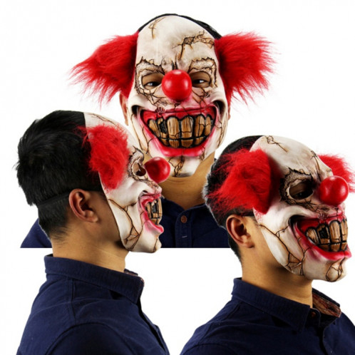 Halloween masque de fête effrayé masque de clown chauve en latex SH6922882-05