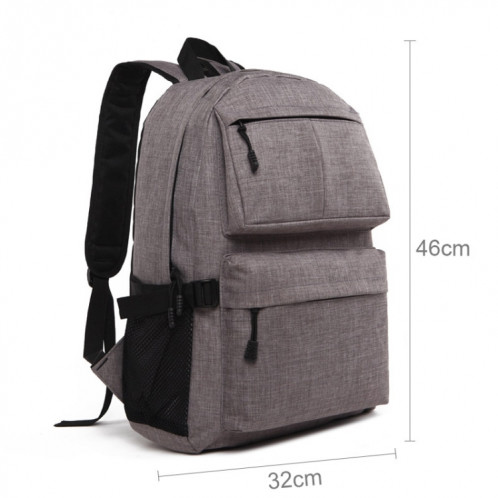 Sac à dos pour ordinateur portable universel multifonctions en tissu Oxford avec sac à dos avec port de chargement USB externe, taille: 46x32x12cm, pour Macbook de 15,6 pouces et moins, Samsung, Lenovo, Sony, Alienware SH117H713-010