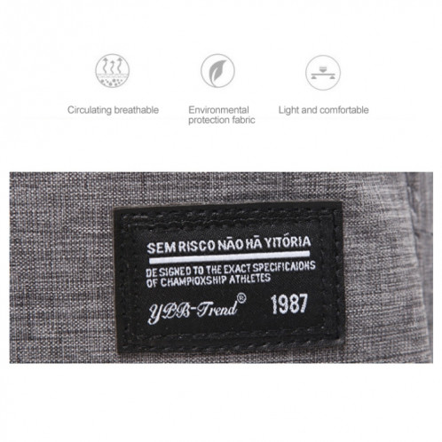 Sac à dos pour ordinateur portable universel multifonctions en tissu Oxford avec sac à dos avec port de chargement USB externe, taille: 45x31x16cm, pour Macbook de 15,6 pouces et moins, Samsung, Lenovo, Sony, Alienware SH125B446-010
