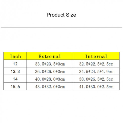 Sac à bandoulière portable à l'épaule résistant à l'usure respirant, pour 13,3 pouces et ci-dessous Macbook, Samsung, Lenovo, Sony, DELL Alienware, CHUWI, ASUS, HP (Noir) SS131B481-014