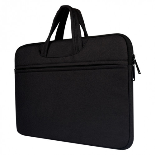 Sac à bandoulière portable respirant à l'épaule résistant à l'usure, pour 14 pouces et ci-dessous Macbook, Samsung, Lenovo, Sony, DELL Alienware, CHUWI, ASUS, HP (Noir) SS132B753-014
