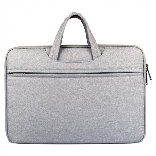 Sac à bandoulière portatif résistant à l'usure respirant épaule épaule, pour 14 pouces et ci-dessous Macbook, Samsung, Lenovo, Sony, DELL Alienware, CHUWI, ASUS, HP (gris) SS132H521-014