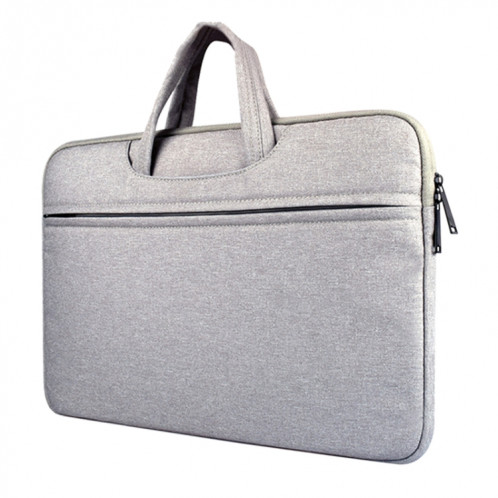 Sac à bandoulière portatif résistant à l'usure respirant épaule épaule, pour 14 pouces et ci-dessous Macbook, Samsung, Lenovo, Sony, DELL Alienware, CHUWI, ASUS, HP (gris) SS132H521-014