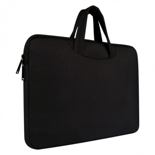 Sac à bandoulière portable à l'épaule résistant à l'usure respirant, pour 15,6 pouces et ci-dessous Macbook, Samsung, Lenovo, Sony, DELL Alienware, CHUWI, ASUS, HP (Noir) SS133B869-014