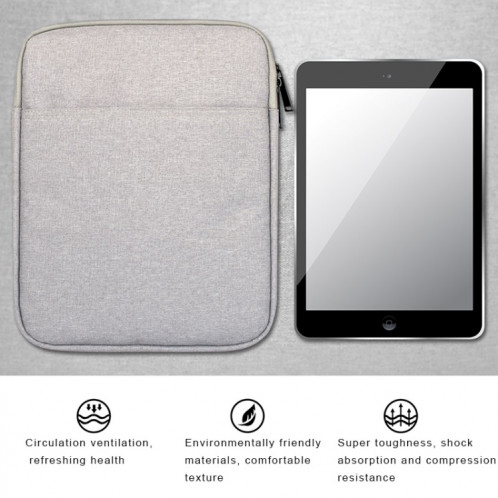 ND00 8 pouces Antichoc Tablet Liner Housse Sac Poche, Pour iPad Mini 1/2/3/4 (Rose) SN138F467-012