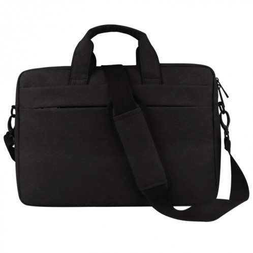 Respirable résistant à l'usure mince et léger Mode épaule sac à main portable Zipper avec bandoulière, pour 14,0 pouces et ci-dessous Macbook, Samsung, Lenovo, Sony, DELL Alienware, CHUWI, ASUS, HP (Noir) SR151B905-013