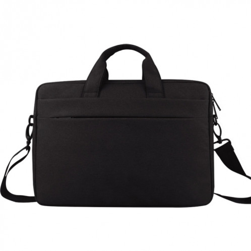 Respirable résistant à l'usure mince et léger Mode épaule sac à main portable Zipper avec bandoulière, pour 14,0 pouces et ci-dessous Macbook, Samsung, Lenovo, Sony, DELL Alienware, CHUWI, ASUS, HP (Noir) SR151B905-013