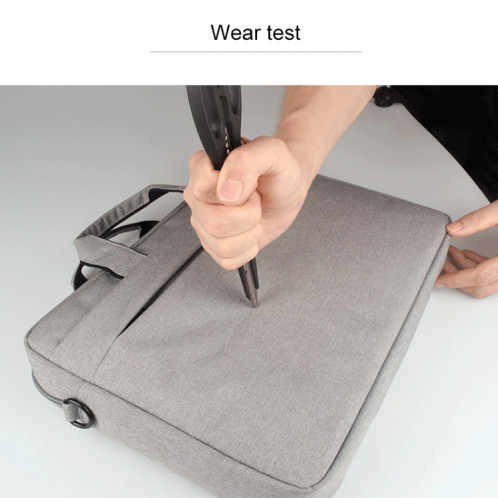 Respirable résistant à l'usure mince et léger mode épaule sac à main portable Zipper avec bandoulière, pour 14,0 pouces et ci-dessous Macbook, Samsung, Lenovo, Sony, Dell Alienware, CHUWI, ASUS, HP (rose) SR151F461-013