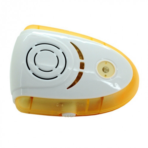 6W Électronique Ultrasons Électromagnétique Anti Mosquito Rat Insecte Pest Repeller avec Lumière, UE Plug, AC 90-240 V (Jaune) S638AY1491-05