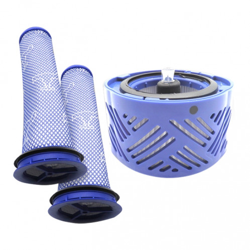 XD956 Noyau arrière du filtre 3 en 1 + 2 x préfiltres pour accessoires d'aspirateur Dyson V6 SH7875872-03