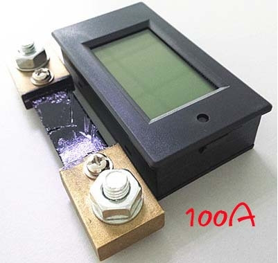 PZEM-061 Instrument de mesure de tension à affichage numérique 4 en 1 DC, AC 80-260V, 100A (noir) SH980B1263-05