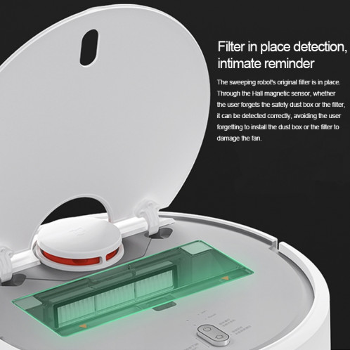 Accessoires de filtre lavables de boîte à poussière de Robot de balayage de 2 pièces pour la génération de pierre de Xiaomi / deuxième génération SH82281999-06