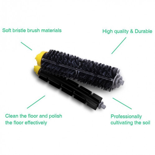 Accessoires de robot de balayage Brosse latérale de brosse à rouleau Haipa Filtre Accessoires Set pour irobot 700 Series SH8251850-07