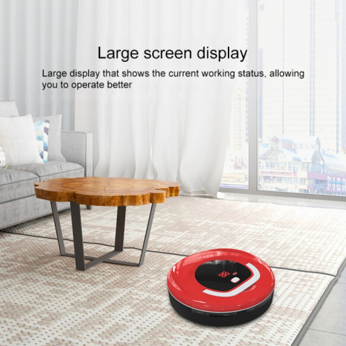 FD-RSW (C) Robot Nettoyeur de Balayeuse de Ménage Intelligent (Rouge) SH368R1537-016
