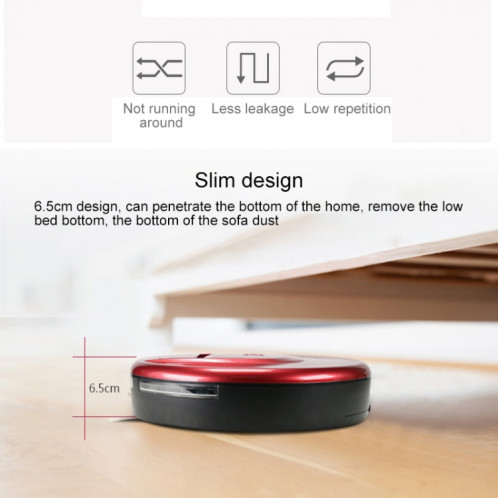 FD-RSW (E) Robot Nettoyeur de Balayeuse de Ménage Intelligent (Rouge) SH370R1660-013