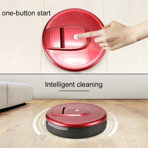 FD-RSW (E) Robot Nettoyeur de Balayeuse de Ménage Intelligent (Rouge) SH370R1660-013