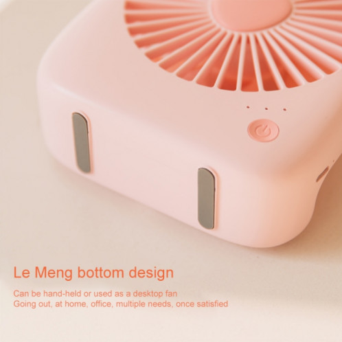 WT-F14 Mini-ventilateur portatif de forme lapin 1200 mAh avec contrôle de 3 vitesses (rose) SH592F745-014