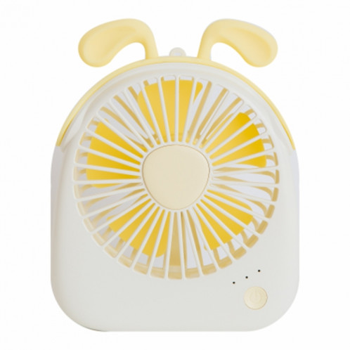 WT-F14 Mini ventilateur portatif à forme de chien de 1200 mAh avec contrôle de 3 vitesses (Blanc) SH592W617-014
