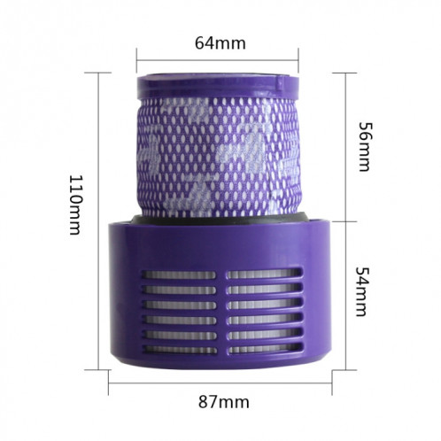 Filtre antipoussière lavable pour filtre d'aspirateur Dyson V10 Hepa Pièces Accessoires SH8642513-05