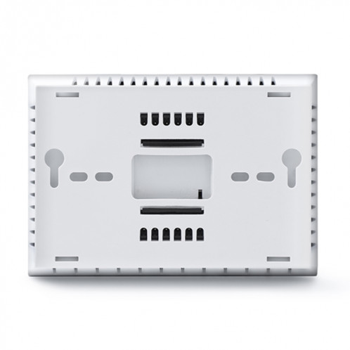 BHP-8000-WIFI-W 3H2C Thermostat de boîtier de miroir rond pour pompe à chaleur domestique intelligente avec plaque d'adaptation et WiFi, AC 24V (Blanc) SH670W1760-012