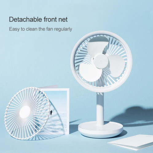 Xiaomi Mijia SOLOVE USB ventilateur de bureau électrique dortoir de bureau mini ventilateur, avec contrôle de 3 vitesses (rose) SX706F470-012