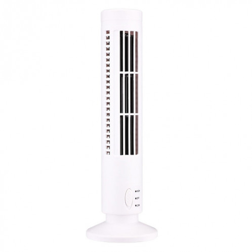 Ventilateur électrique USB de type tour Ventilateur de climatisation sans feuilles (blanc) SH927W750-08