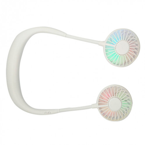 Ventilateur extérieur à LED de type mini-cou suspendu créatif (blanc) SH932W394-012