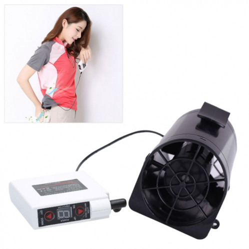 Mini ventilateur de taille portable refroidisseur de peau USB (noir) SH937B1711-09