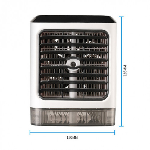 Mini ventilateur de bureau humidificateur ventilateur de climatisation ventilateur de pulvérisation hydratant (blanc) SH938W1342-013