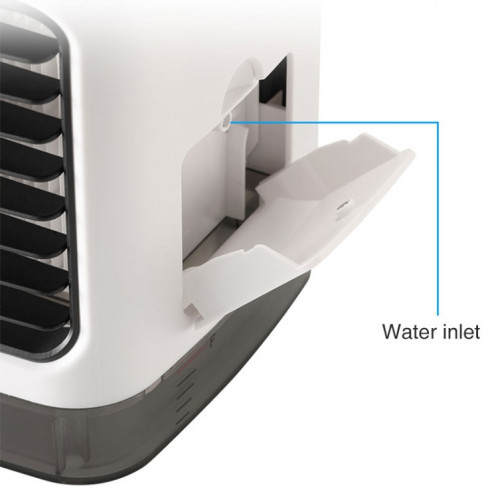 Mini ventilateur de bureau humidificateur ventilateur de climatisation ventilateur de pulvérisation hydratant (blanc) SH938W1342-013