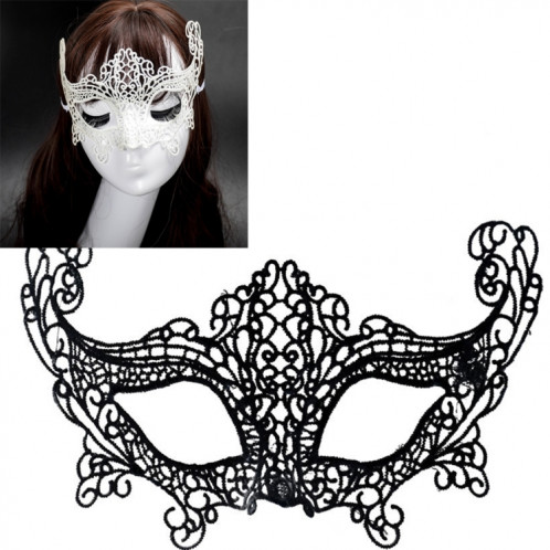 Mascarade halloween fête danse sexy lady masque de renard en dentelle (noir) SH973B136-05