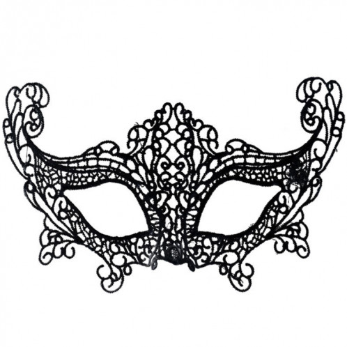 Mascarade halloween fête danse sexy lady masque de renard en dentelle (noir) SH973B136-05