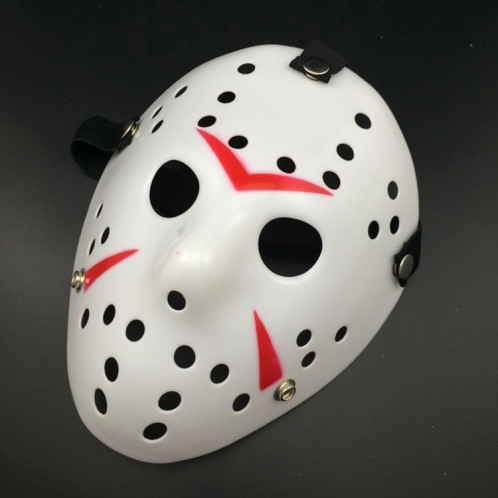Masque de Jason épaissi cool Halloween Party (rouge + blanc) SH975R1046-04