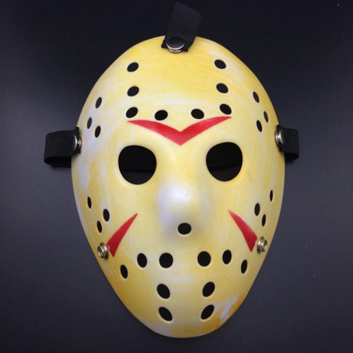 Masque de Jason épaissi cool Halloween Party (rouge + jaune) SH975Y1642-04