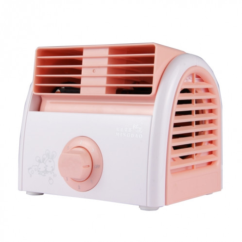 Ventilateur silencieux de bureau de mini turbine de lame de 30W pour le dortoir / chambre à coucher / salon / bureau, 3 types de mode de vitesse, CA 220V (rose) SH874F822-09