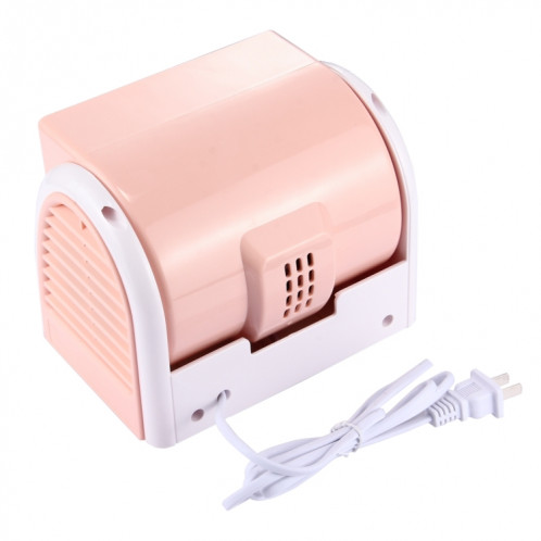 Ventilateur silencieux de bureau de mini turbine de lame de 30W pour le dortoir / chambre à coucher / salon / bureau, 3 types de mode de vitesse, CA 220V (rose) SH874F822-09