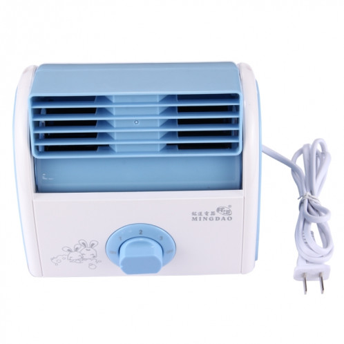 Ventilateur silencieux de bureau de mini turbine de lame de 30W pour le dortoir / chambre à coucher / salon / bureau, 3 types de modes de vitesse, CA 220V (bleu) SH874L226-09