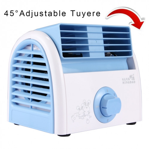 Ventilateur silencieux de bureau de mini turbine de lame de 30W pour le dortoir / chambre à coucher / salon / bureau, 3 types de modes de vitesse, CA 220V (bleu) SH874L226-09