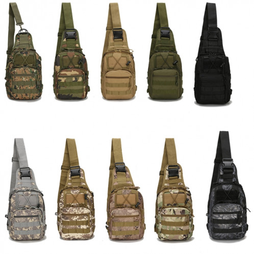 Outdoor Multipurpose Unisex 600D Military Backpack Camping Randonnée Chasse Camouflage Sac à dos, Taille: 30 * 22 * 5.0cm SH877B1078-09