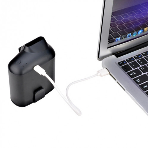 Ventilateur USB à taille suspendue créative portable avec trois vitesses de vent réglables (noir) SH958B1271-012