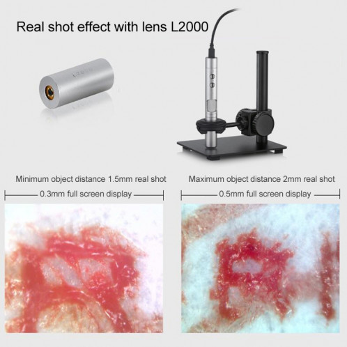 Accessoires de lentille microscope électronique Supéries L2000 2000X pour HCB0990 SS0992569-04