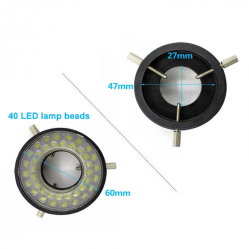 Supéries DB04 Microscope électronique LED Bague Bague pour HCB0990 SS09981986-04