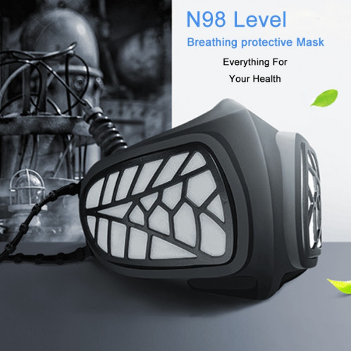 Masque de protection respiratoire en silicone réutilisable PM2.5 KN95 Filtre remplaçable Masque facial anti-buée anti-buée SH20701830-015