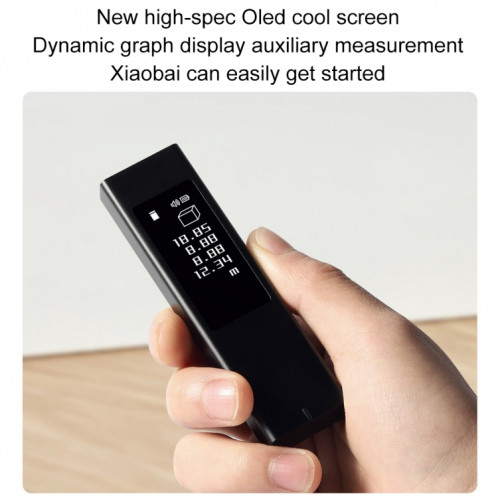 Gamme laser infrarouge de haute précision d'origine Xiaomi Youpin Duka LS5 (Noir) SX699B1837-011