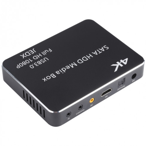 X8 UHD 4K Android 4.4.2 Player multimédia Boîte TV Boîte à télécommande WTIH, RK3229 quad noyau jusqu'à 1,5 GHz, RAM: 1 Go, ROM: 8 Go, Support WiFi, USB 3.0, Interface multimédia HD, Carte TF, Bouchon US SH0041316-09