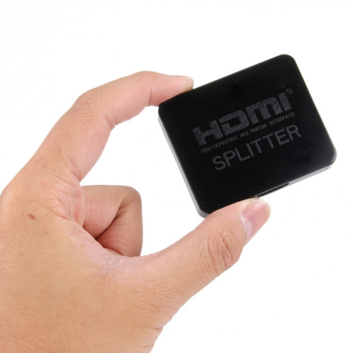 4K HDMI Splitter Full HD 1080p Vidéo HDMI Switch Switcher 1x2 Split Out Amplificateur Double Affichage pour HDTV DVD PS3 Xbox (Noir) SH0020464-09