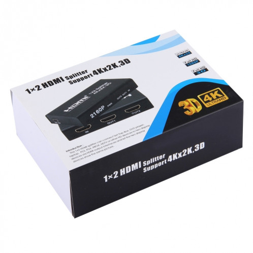 Mini répartiteur de commutation HDMI 1x2 2160P, support 4Kx2K, 3D SH00709-07